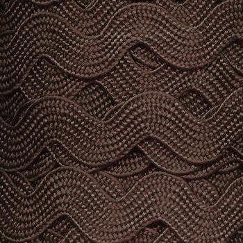 Тесьма отделочная  JZ-5 "Gamma" ЗИГ-ЗАГ 5 мм*30 м. цв.022 коричневый