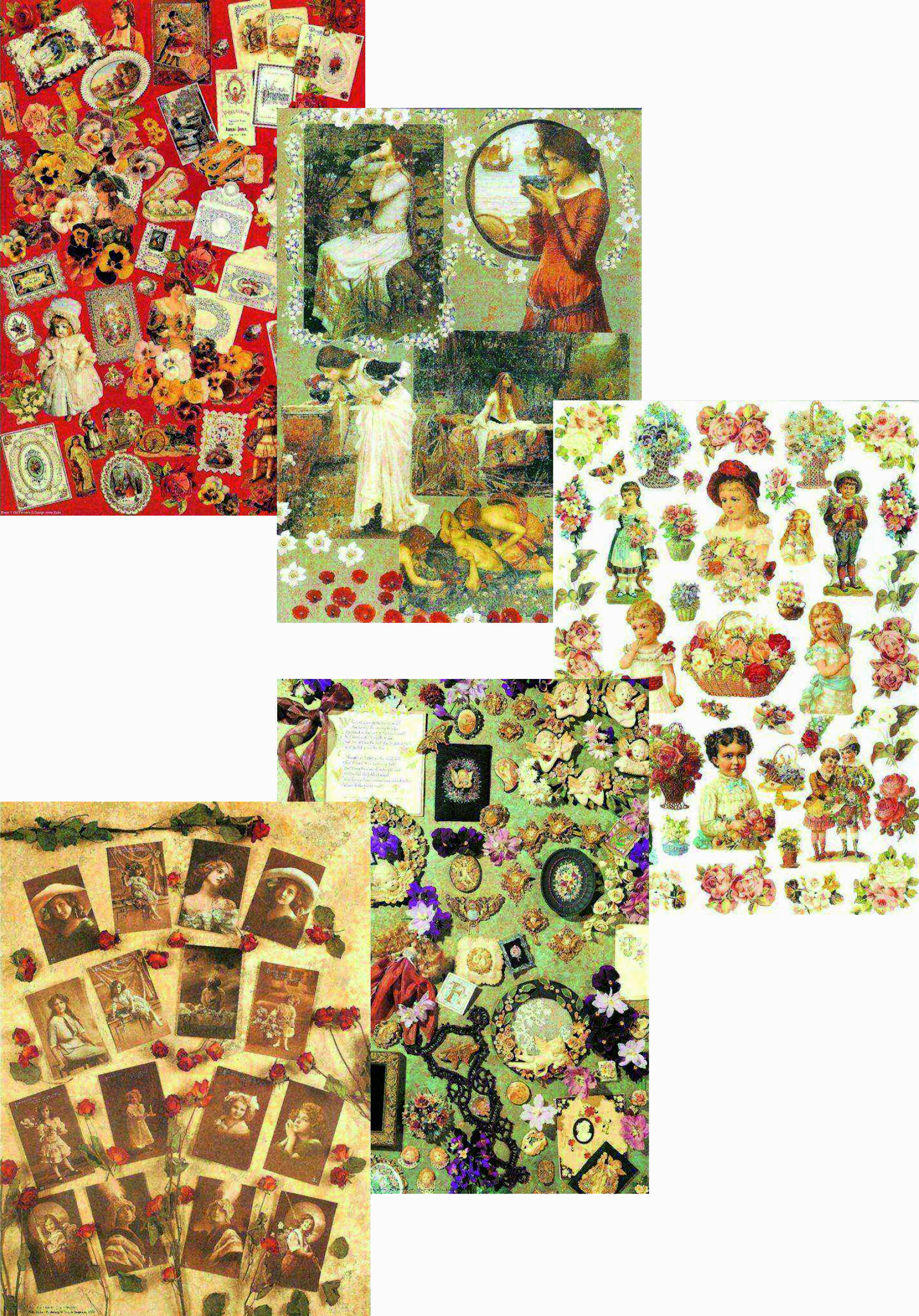 Набор бумаги для декупажа «Рукоделие» PTP(N)-012