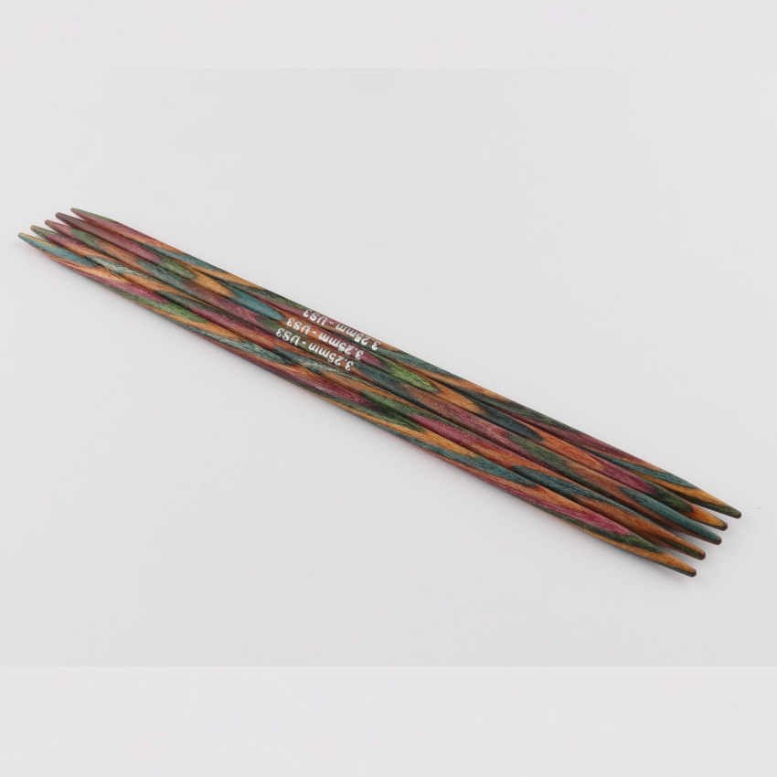 Спицы деревянные носочные Symfonie KnitPro, 15 см, 3.25 мм 20106