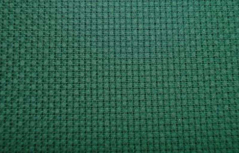 Канва под вышивку "Текстильторг", К16, 100% хлопок уп/5 м. зеленая
