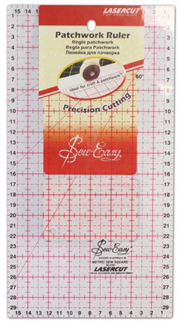 Линейка для пэчворка "Hemline" NL4191 Размер 30х16 см.