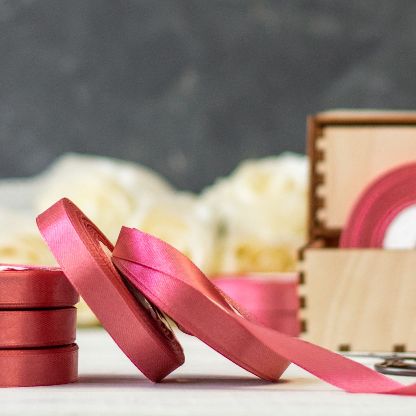 Лента атласная 12мм x 25м 1179 (1 шт)