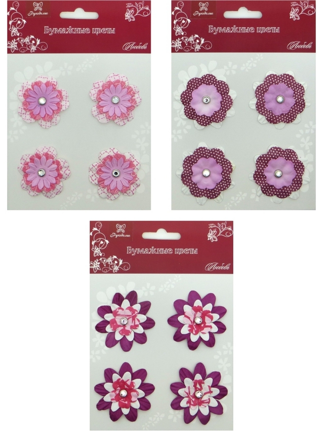 Набор для творчества "Рукоделие" NT-64 Набор для творчества (бумажные цветы)