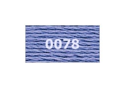 мулине "Gamma"  х/б 24 x 8 м 0078, св.фиолетовый