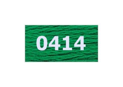 мулине "Gamma"  х/б 24 x 8 м 0414, зеленый