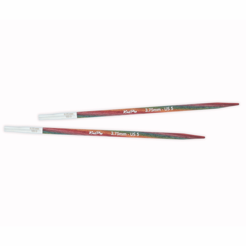 Спицы деревянные съемные для тросика 35-126 см Symfonie2 KnitPro, 3.75 мм 55303