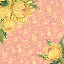 Бумага: Пионы (Весна) 31х31/25