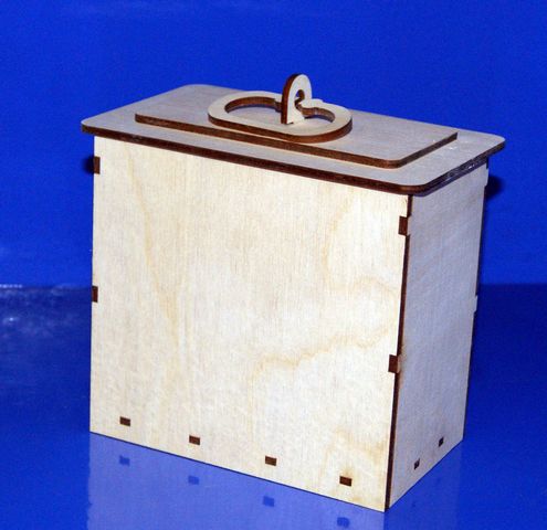 Коробка прямоугольная большая 16х16х9.5 см