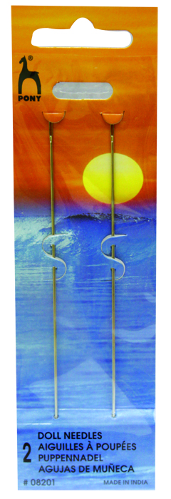 Иглы для кукол 2 шт. 13 см PONY 08201