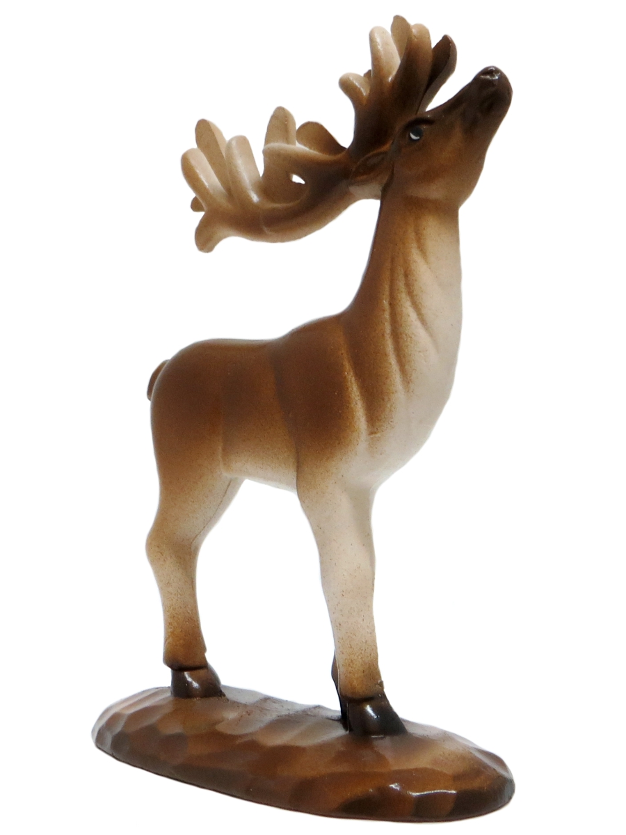 Декоративное изделие из пенопласта ОЛЕНЬ  25 см коричневый