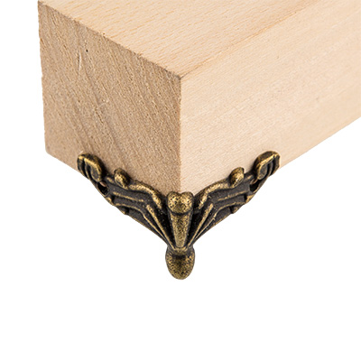 Декоративная ножка для шкатулок MMG-021 "Mr. Carving", металл 3.4 x 2 см, цвет №2 бронза