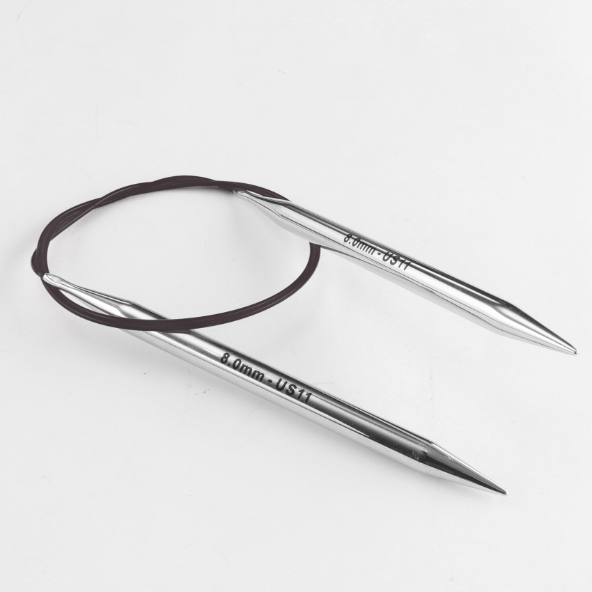 Спицы круговые латунные Nova KnitPro, 50 см, 8.00 мм 10396