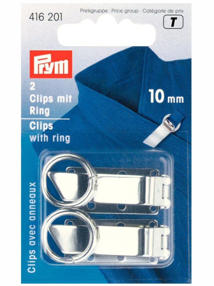 Зажим с кольцом (сталь) 10 мм