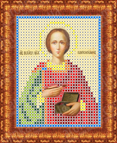 Рисунок-схема на ткани «Каролинка» КБИ 6004 Пантелеймон