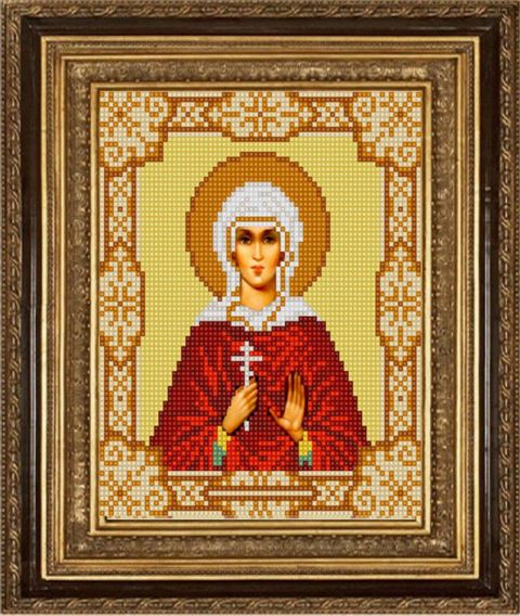 Рисунок на ткани «Конёк» 9189 Св. Лидия, 15х18 см