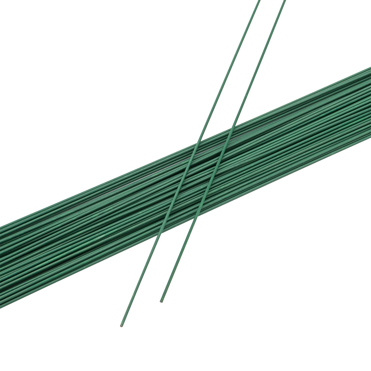 Проволока флористическая, РР-покрытие, 1,2 мм*40 см, 50 шт./упак, Astra&Craft ( зеленый )