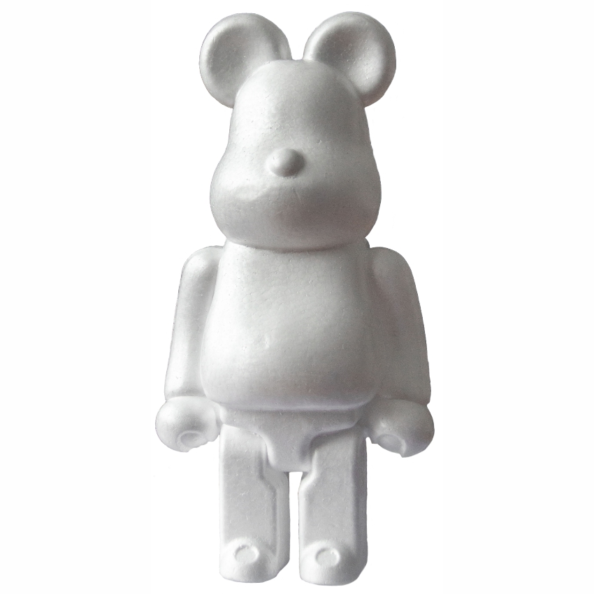 Форма из пенопласта Странный мишка 23 см, неокр.