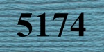 мулине "Gamma"  х/б 24 x 8 м 5174, мор.волна
