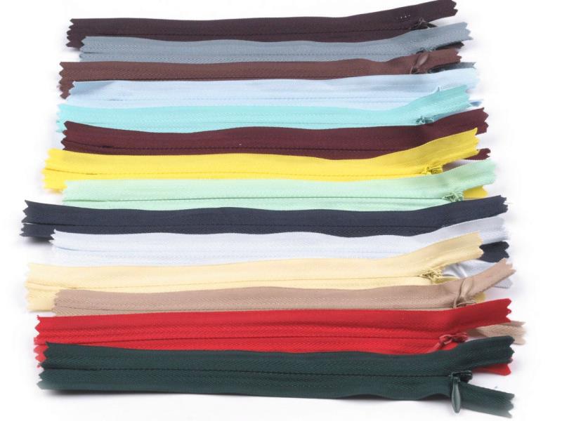 Молния потайная 20 см, 20 шт/упак, ассорти Молния потайная 20 см, 20 шт/упак, ассорти