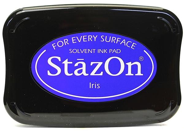Подушечка чернильная Tsukineko "StazOn" 96х67мм, цвет: Ирис