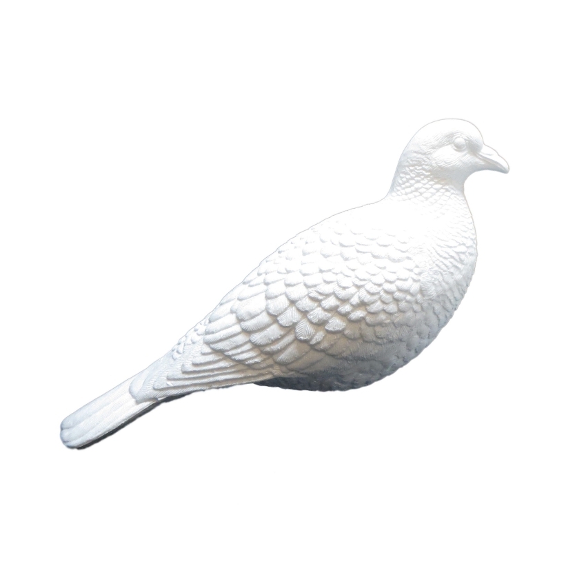 Форма из пенопласта ГОЛУБЬ  (неокр) длина 36*18 см