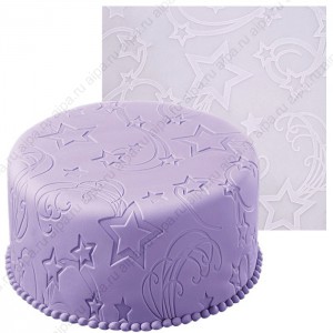 Мат для нанесения рисунка на мастику № 416 Сила звезд