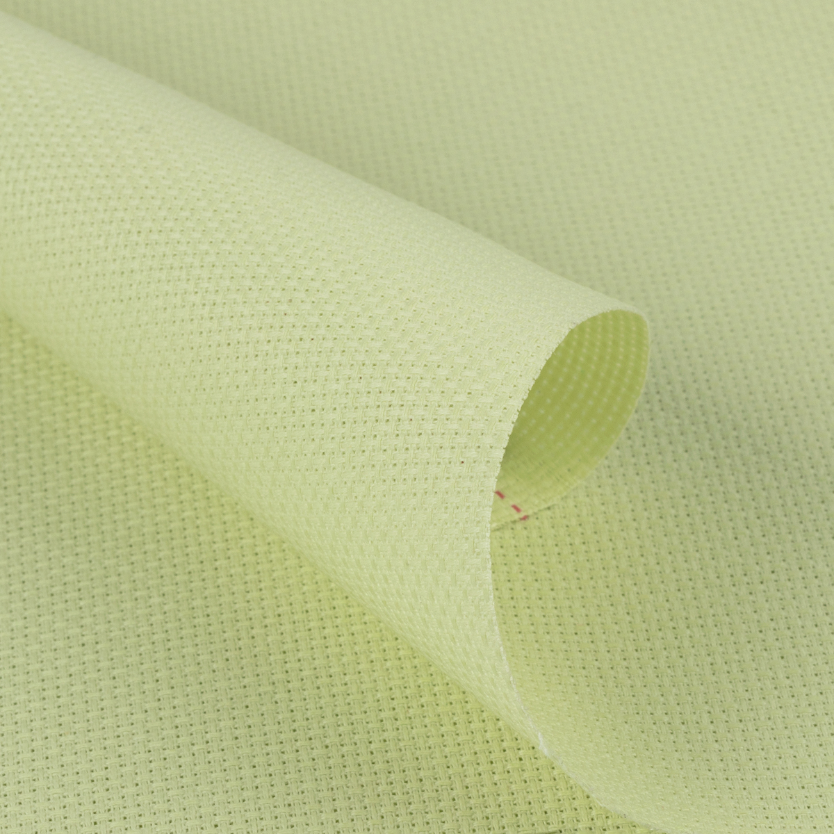 Канва К03 "Gamma" Aida №11 100% хлопок 150*100  см (салатовый)