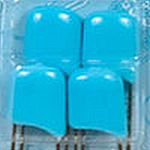 Булавки английские с безопасным замком "Gamma" BUK-004 4шт №07 голубой