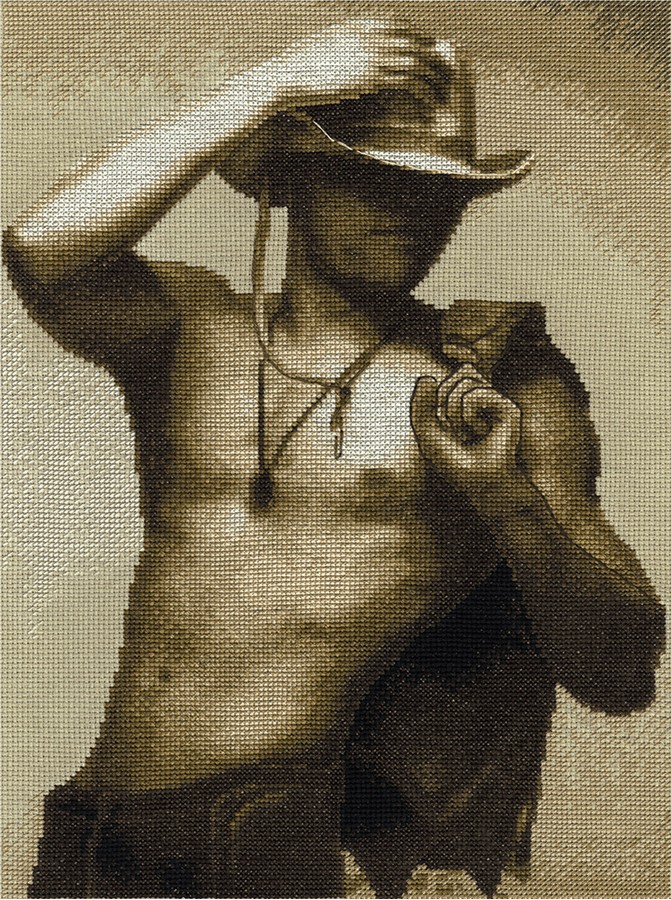 Набор для вышивания «Panna» ЭР-1797 Ковбой,24.5 x 34.5 см