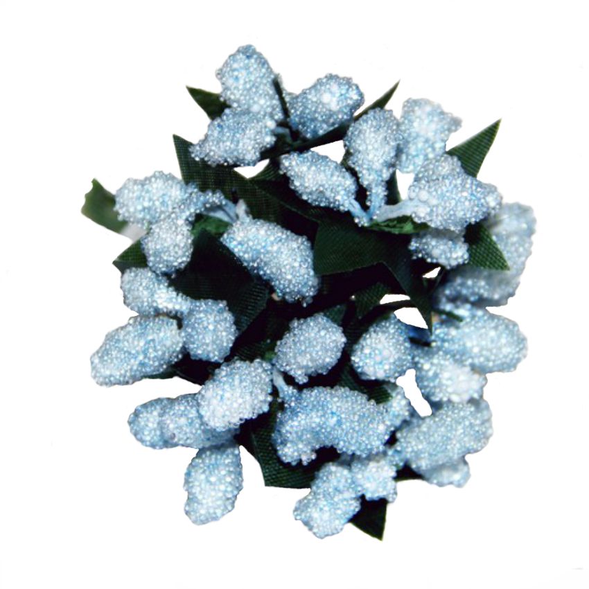 Декоративный букетик "Рукоделие" DKB030J  SL248 lt.blue  (св.голубой)