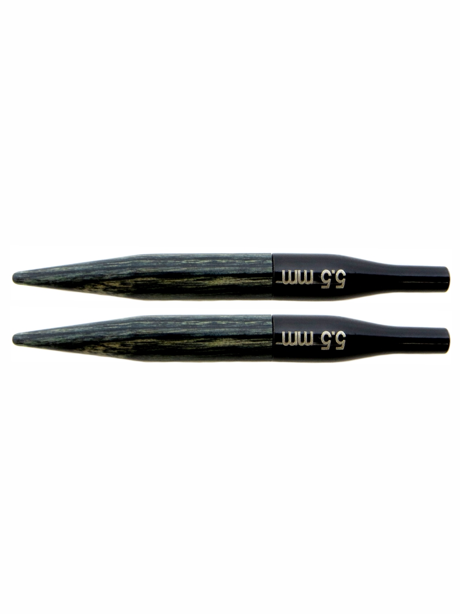 Спицы ультракороткие деревянные съемные Indigo KnitPro 5 см, 5.50 мм 20686