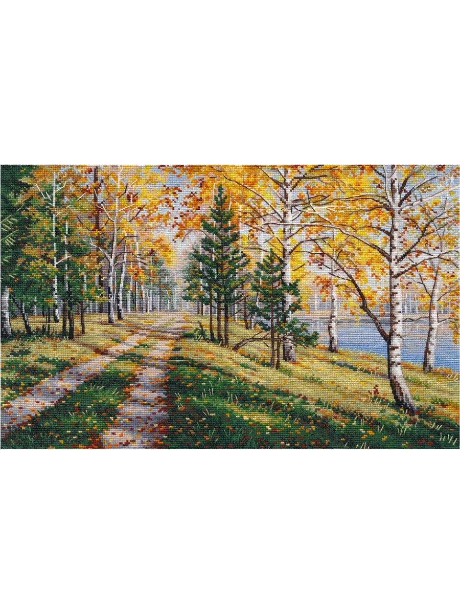 Набор для вышивания «Овен» 1294 Осенняя пора 40 х 25 см