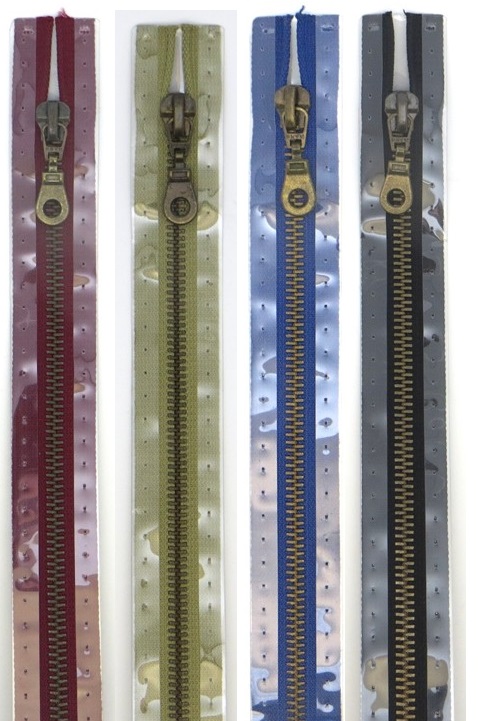 Молнии металлические, разъемные, цепь состаренной латуни, Цвет: 004 75см