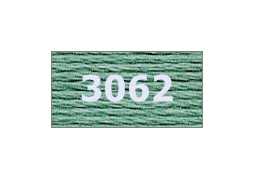мулине "Gamma"  х/б 24 x 8 м 3062, зеленый