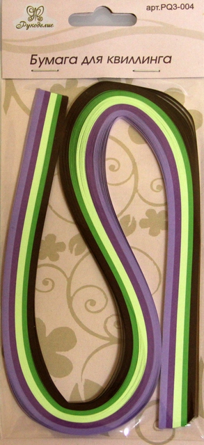 Бумага  для квиллинга "Рукоделие" 100 полос/упак. 3мм ширина PQ3-004