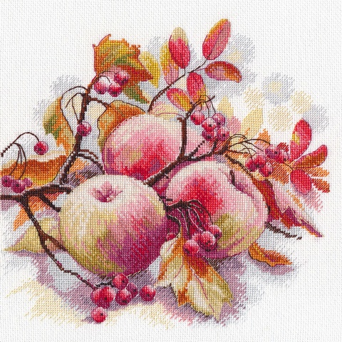 Набор для вышивания «Овен» 1391 Зиме гостинцы,23*23 см