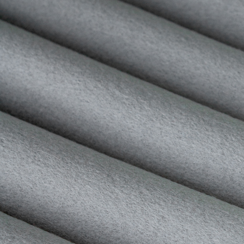 Набор декоративного фетра, 1,00 мм; 22 см х 30 см (5 листов, серый)