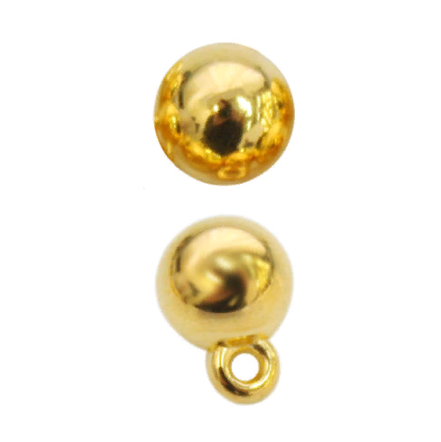 Пуговицы в тубе 0315-1503A 12L , упак.36 шт. золото