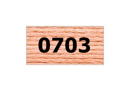 мулине "Gamma"  х/б 24 x 8 м 0703, персик