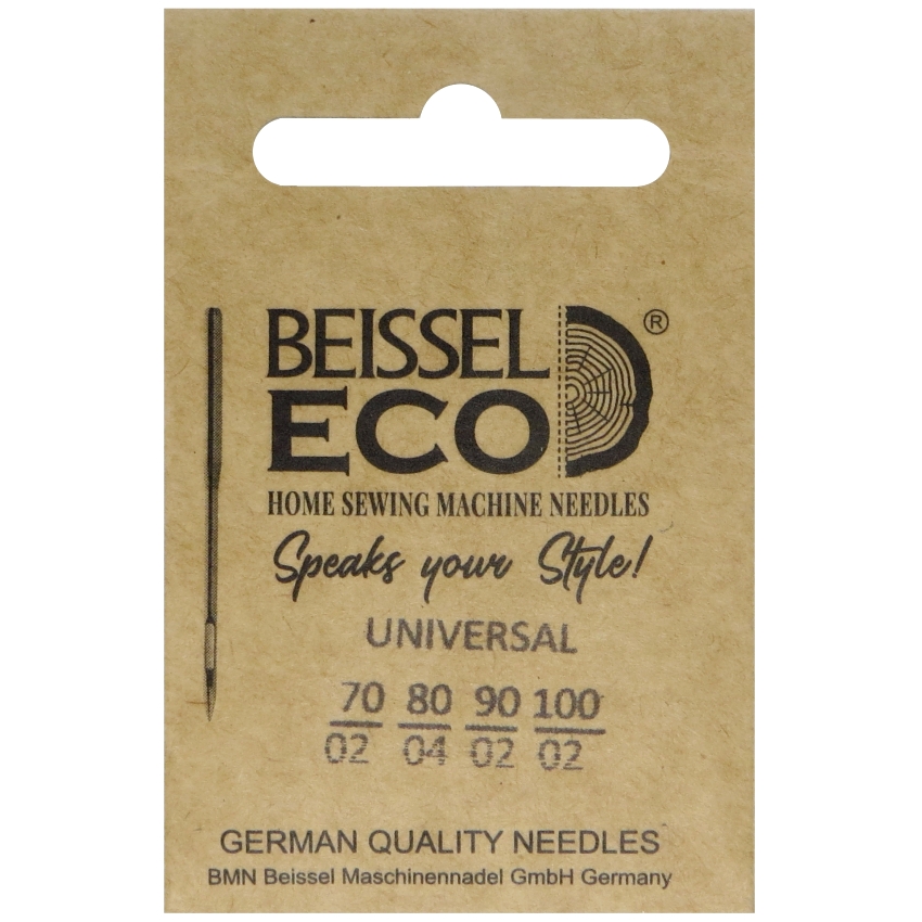 Иглы д/быт. швейных машин Универсальные, 10 шт разн. размеров,130-705 H/крафт, BEISSEL Иглы д/быт. швейных машин Универсальные, 10 шт разн. размеров,130-705 H/крафт, BEISSEL
