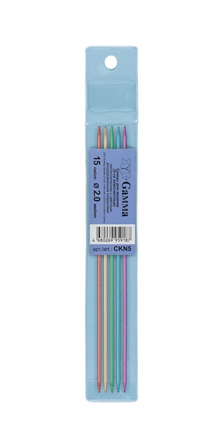 Спицы 5-ти компл. цветные CKN5 металл d 2.0 мм 15 см