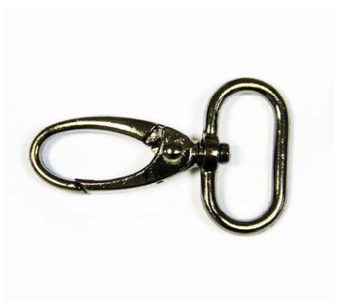 Карабин 25*50 мм 0325-0037 (черный никель) упак/10 шт