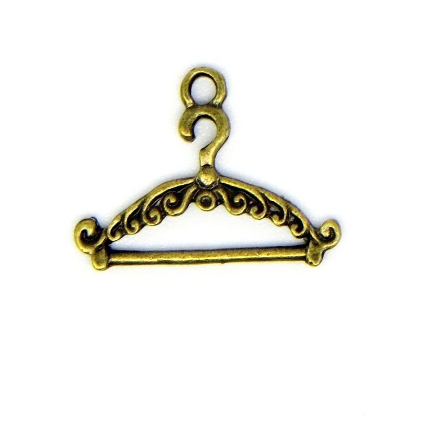 Металлические шармы "Рукоделие" MPR020 Вешалка, 17х23мм