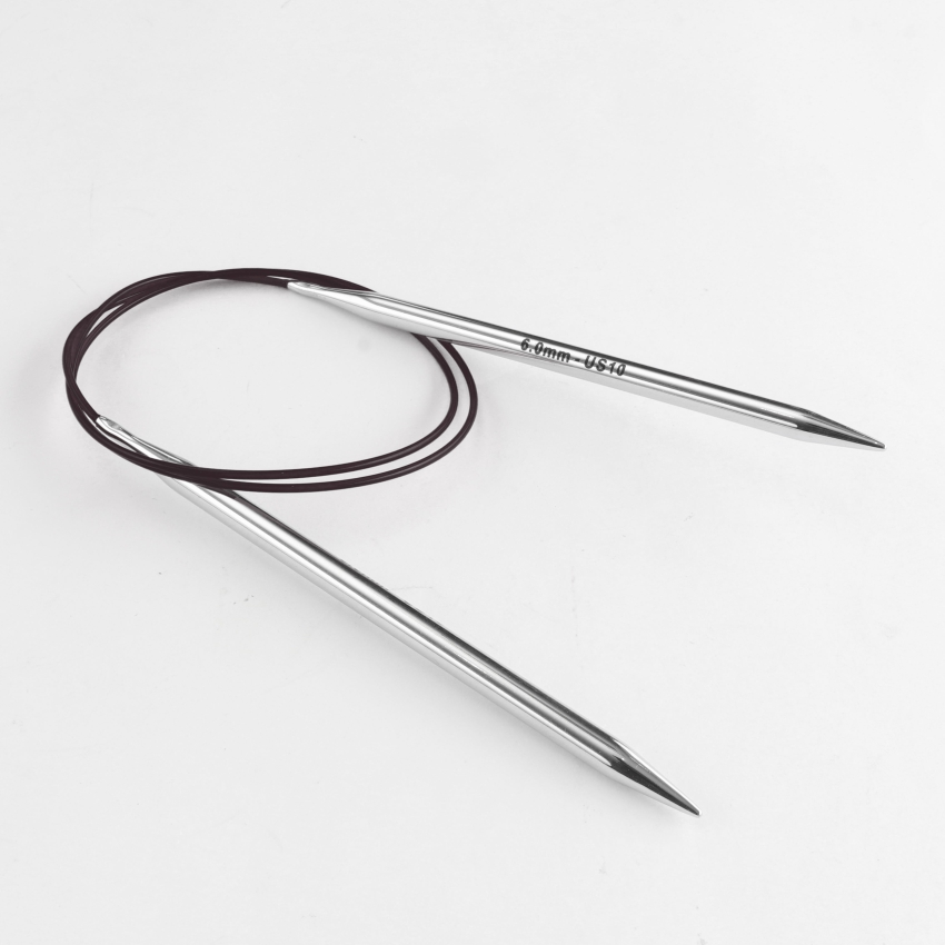 Спицы круговые латунные Nova KnitPro, 60 см, 6.00 мм 11326