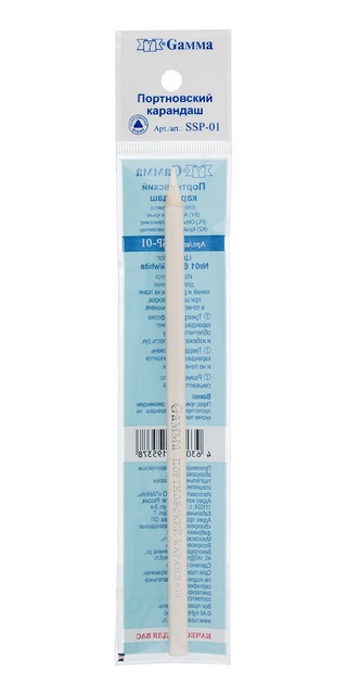 Карандаш портновский «Gamma» SSP-01 в блистере, белый