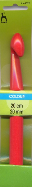 Крючок вязальный PONY 44372/02, h 20 см, d 20.00 мм