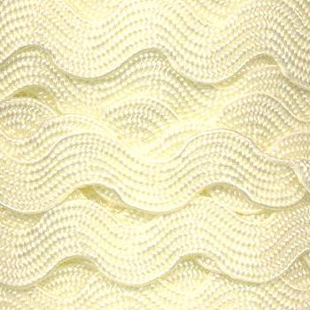 Тесьма отделочная  JZ-5 "Gamma" ЗИГ-ЗАГ 5 мм*30 м. цв.069 молочный