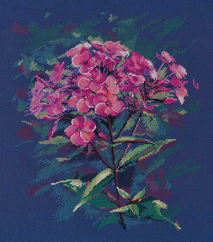 Набор для вышивания «Овен» 1590 Флоксы 24 х29 см