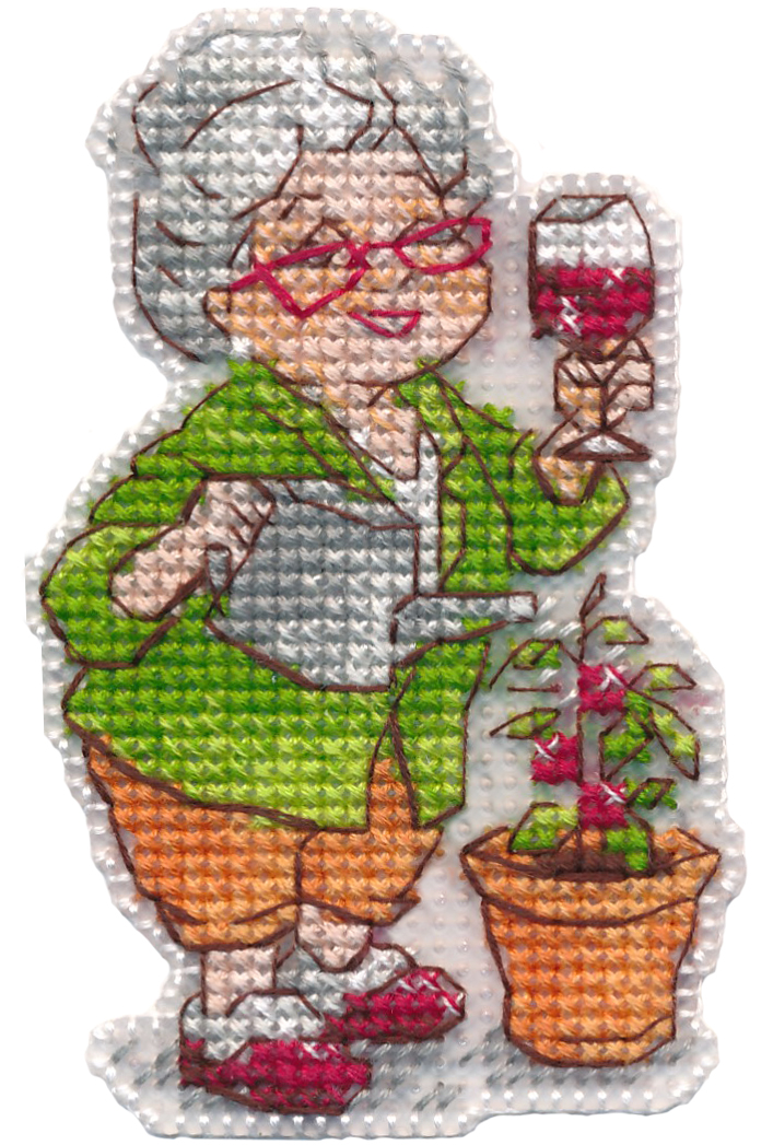 Набор для вышивания «Овен»1729 Магнит. Радость в мелочах 5,5×8,6 см