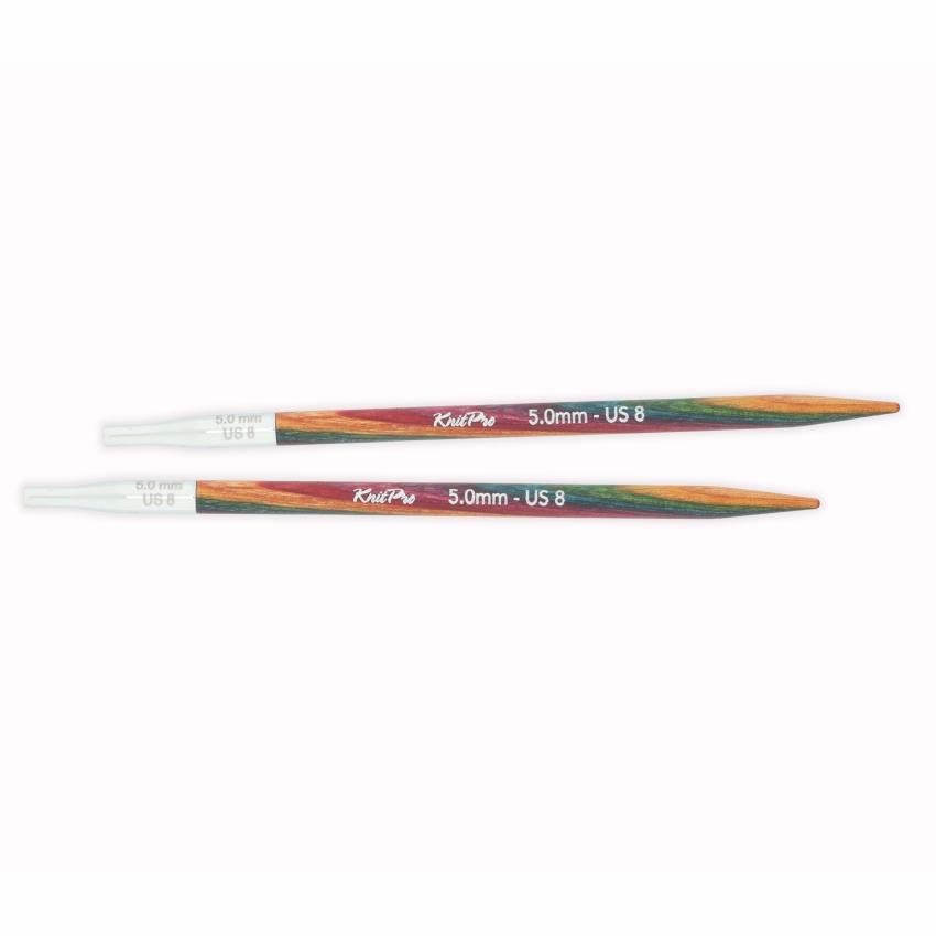 Спицы деревянные съемные для тросика 35-126 см Symfonie2 KnitPro, 5.00 мм 55306
